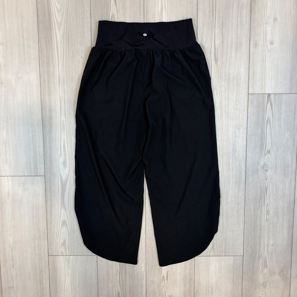 Halara Breezeful High Waisted Crossover Quick Dry Resort Pants Medium Black